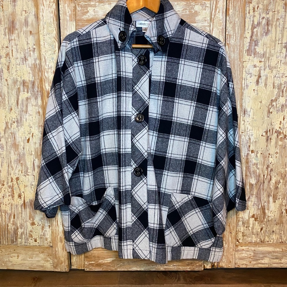 Coldwater Creek Plaid Shacket